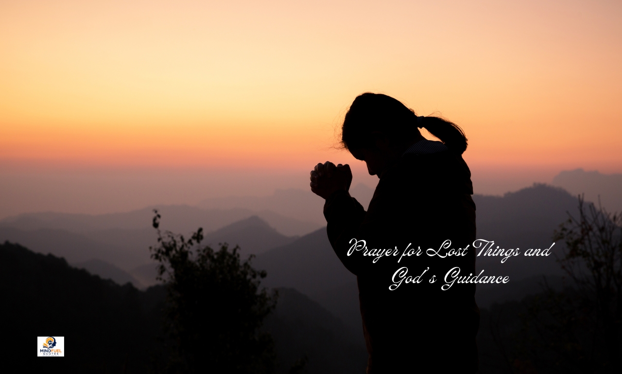 110+Prayer for Lost Things and God’s Guidance